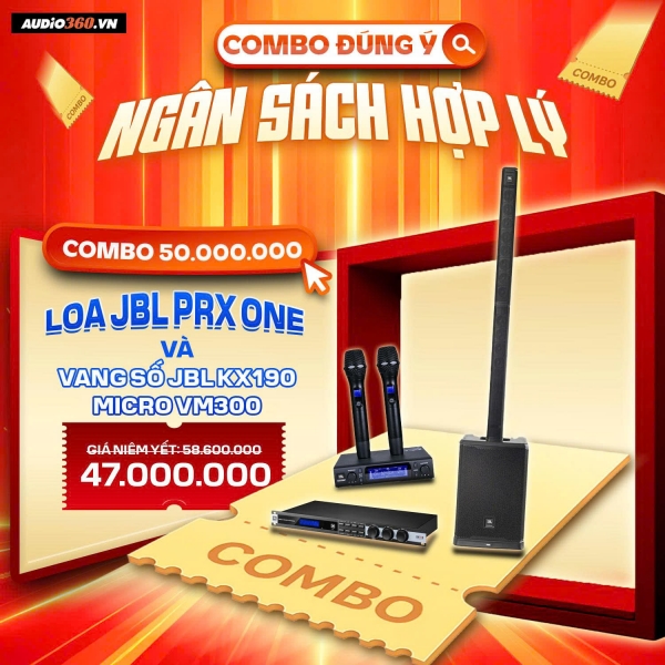 JBL PRX ONE & VANG, MIC