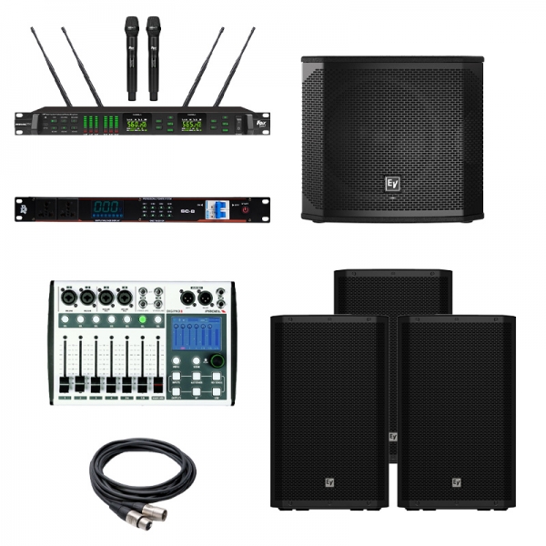 COMBO LOA FULL ELECTRO-VOICE DÀNH CHO KHÔNG GIAN LÊN ĐẾN 200M2