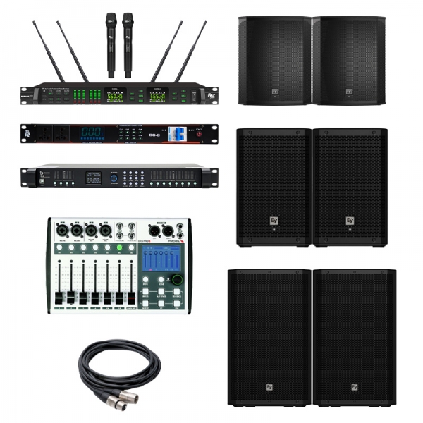 COMBO LOA FULL ELECTRO-VOICE PHỦ ÂM ĐỀU CHO KHÔNG GIAN 250-350M2
