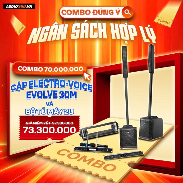 CẶP EV 30M & TỦ MÁY 2U
