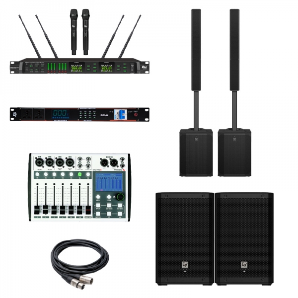 COMBO LOA CỘT ELECTRO-VOICE CHO SÂN KHẤU MINI 200-350M2