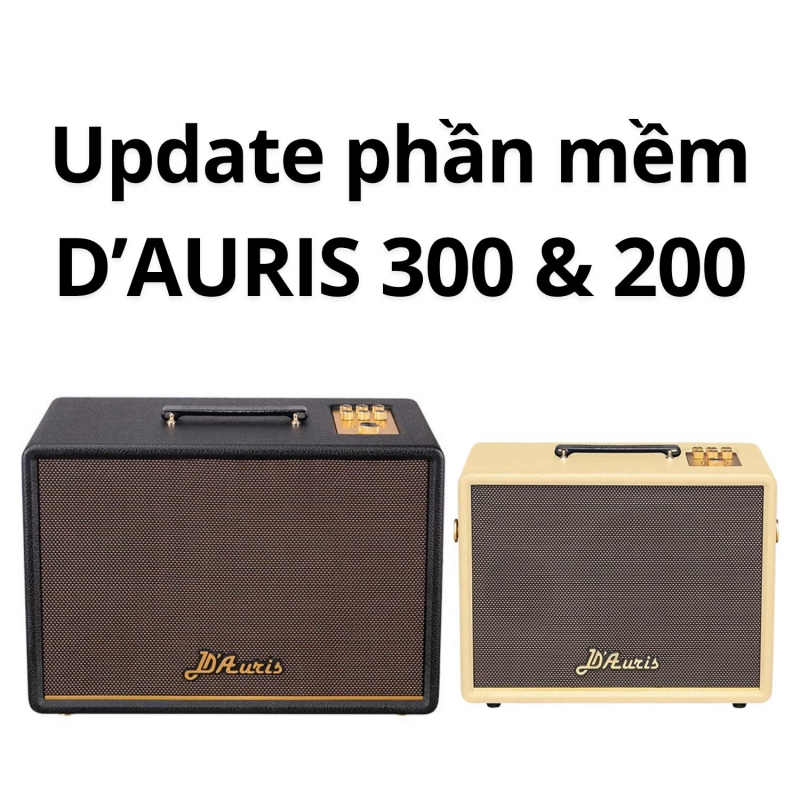Update phần mềm của loa Acnos D'Auris 300 & D'Auris 200