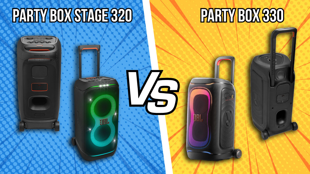 So Sánh JBL PartyBox 330 Và JBL PartyBox Stage 320 - Phiên bản mới có gì khác với phiên bản cũ