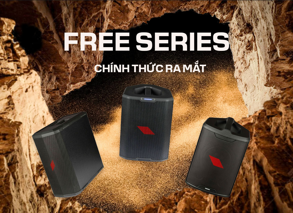 PROEL GIỚI THIỆU FREE SERIES - BỘ BA LOA DI ĐỘNG CHẠY PIN THẾ HỆ MỚI