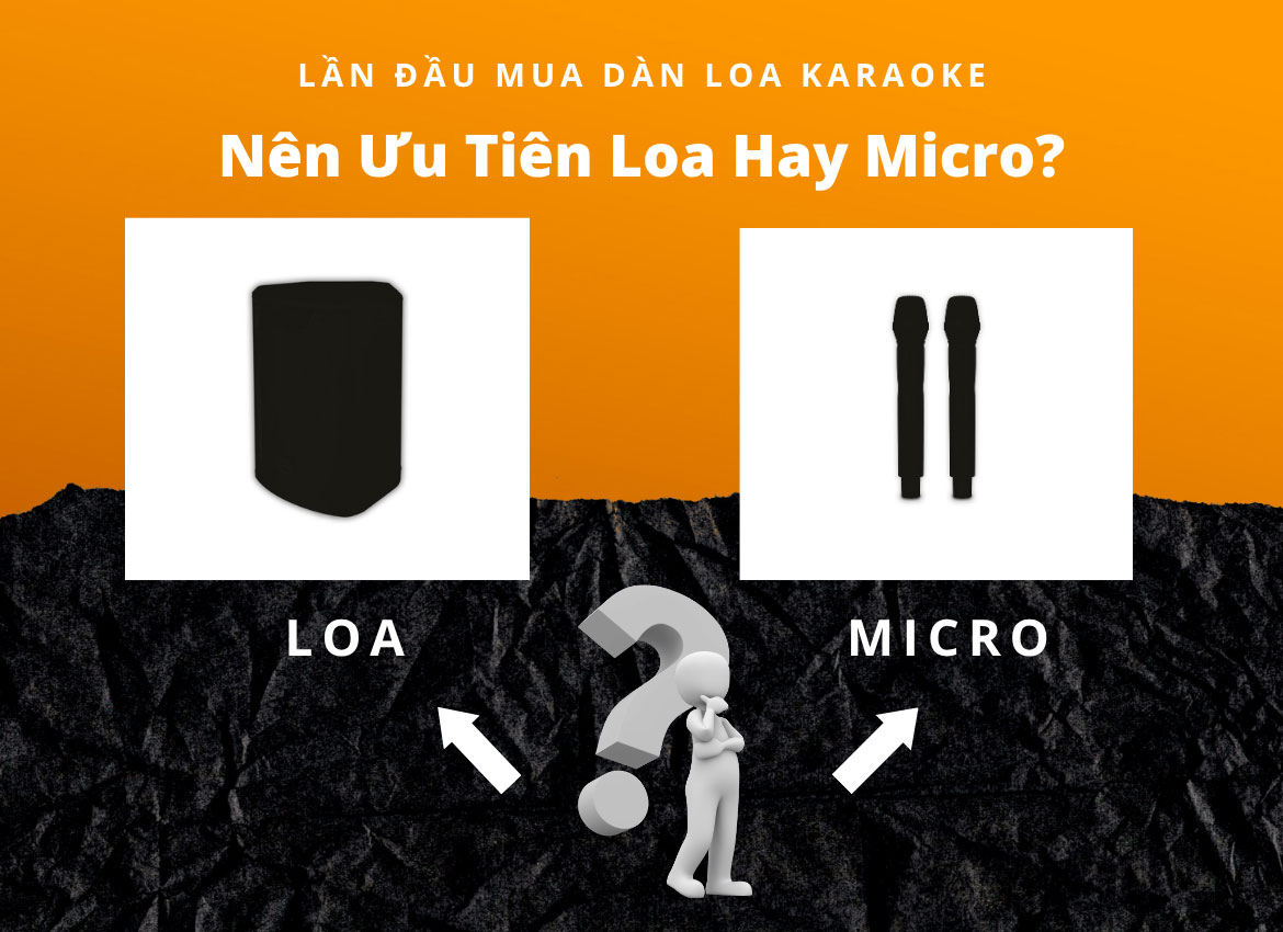 Lần Đầu Mua Dàn Loa Karaoke, Nên Ưu Tiên Loa Hay Micro?